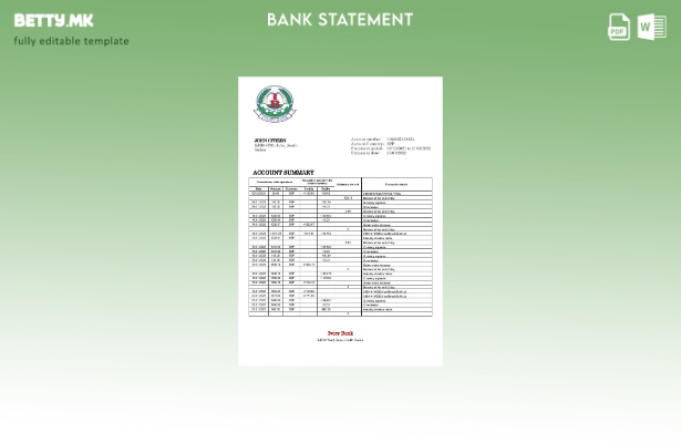 модерен стил Шаблон за зборови од банкарски извод од Јужен Судан Слоновата Коска